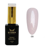 Shimmer Rubber Base Everin 15ml- 09 - 1