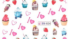 Sticker decor unghii BN824 - BN1694