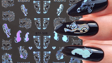 Sticker decor unghii BTF-S08 Holographic - B111