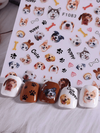 Sticker decor unghii F1083 - 1