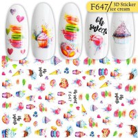 Sticker decor unghii F647 - 1