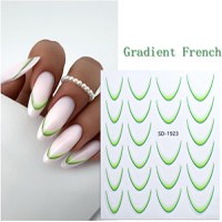 Sticker Decor Unghii French Color SD-1923 - 1