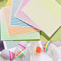 Sticker decor unghii galben neon 888-18 - 2