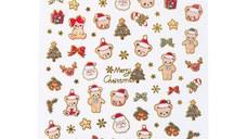 Sticker decor unghii model iarna/Craciun 3556 - MS-C263