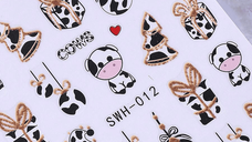 Sticker decor unghii model iarna/Craciun SWH-012