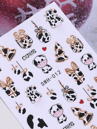 Sticker decor unghii model iarna/Craciun SWH-012 - 1