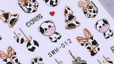Sticker decor unghii model iarna/Craciun SWH-012