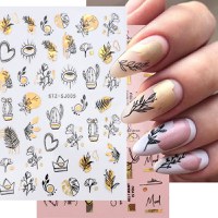 Sticker decor unghii STZ-SJ005 - STZ-SJ003 - 1
