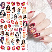 Sticker decor unghii XF3388 - 1