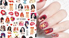 Sticker decor unghii XF3388