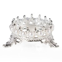 Suport pensule coroana -argintiu - 1