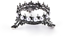 Suport pentru pensule Princess Argintiu inchis