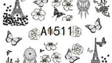 Tatuaj decor unghii A1511 - A1508