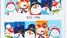 Tatuaj decor unghii iarna stz-798