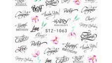 Tatuaj decor unghii STZ-1063