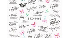 Tatuaj decor unghii STZ-1063