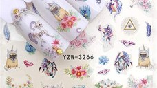 Tatuaj decor unghii YZW-3266 - YZW3270