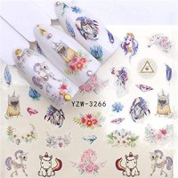 Tatuaj decor unghii YZW-3266 - YZW3270 - 1