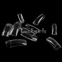 Tipsuri 100buc. Forma clasic transparente - 1