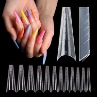 Tipsuri smart forms 120 buc. reutilizabile Balerina- Koper - 1