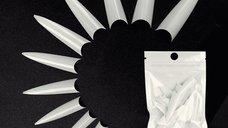 Tipsuri stiletto la punguta set 100 bucati