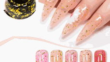 Top Coat Gold Diamond FSM 002- Paiete Aurii - GD-001