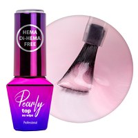 Top Coat Pearly Molly Lac fara HEMA- DaisyPink 10gr - PEF-WP - 1