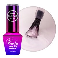 Top Coat Pearly Molly Lac fara HEMA- WhitiPink 10gr - PEF-WS - 1
