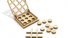 Puzzle 3D - Joc X si 0 (V2) din Lemn