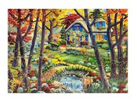 Puzzle din lemn - A Cottage in the Woods - 200 piese - 1