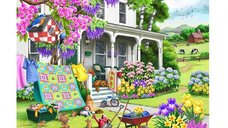 Puzzle din lemn - Countryside Garden - 200 piese