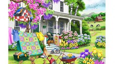 Puzzle din lemn - Countryside Garden - 200 piese