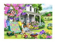 Puzzle din lemn - Countryside Garden - 200 piese - 1
