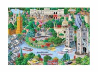 Puzzle din lemn - London Sights - 200 piese - 1