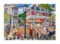 Puzzle din lemn - Main Street - 200 piese - 1