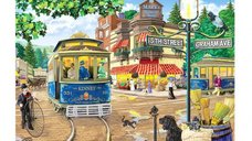 Puzzle din lemn - Victorian Street - 200 piese