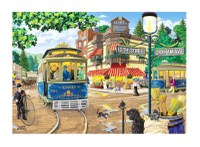 Puzzle din lemn - Victorian Street - 200 piese - 1