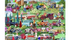 Puzzle din lemn - Vintage Cars - 200 piese