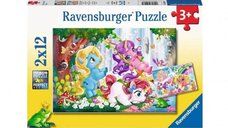 Set 2 puzzle pentru copii - Lumea Magica a Unicornilor