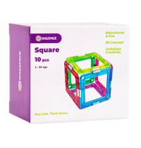 Set magnetic 10 pcs Magspace - Square - 1