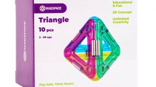 Set magnetic 10 pcs Magspace - Triangle