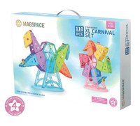 Set magnetic 110 pcs Magspace - XL Carnival Set - 1
