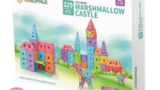 Set magnetic 129 pcs Magspace - Marshmallow Castle
