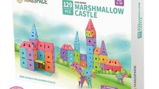 Set magnetic 129 pcs Magspace - Marshmallow Castle
