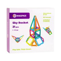 Set magnetic 21 pcs Magspace - Sky Rocket - 1