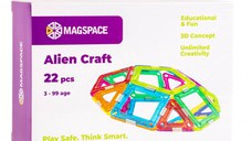 Set magnetic 22 pcs Magspace - Alien Craft