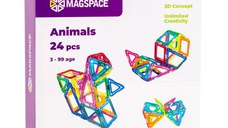 Set magnetic 24 pcs Magspace - Animals