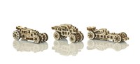 Set puzzle mecanic 3D - Masini curse (3 buc) - 1