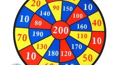 Tabla de Darts Pliabila cu 6 mingi