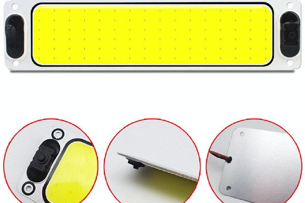 2x Placa COB plafon 16w Lampa auto 108 LED 12/24 v